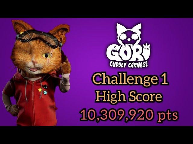 Gori: Cuddly Carnage - Challenge 1 High Score - 10,309,920