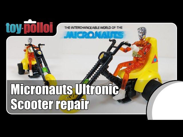 Vintage Micronauts Ultronic Scooter repair guide - Toy Polloi