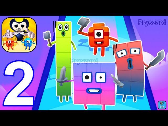 Merge Number Cube: Fam Run - Gameplay Walkthrough Part 2 Level 12-21 Merge Battle Game (iOS, Android