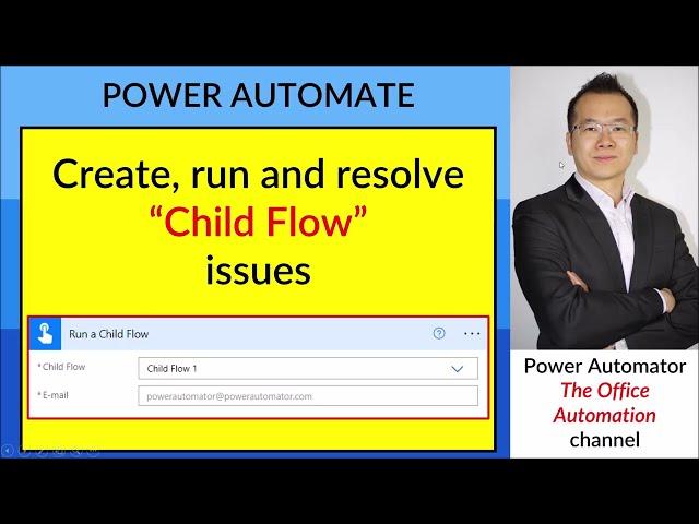 How to create Child Flow in Microsoft Flow/Power Automate