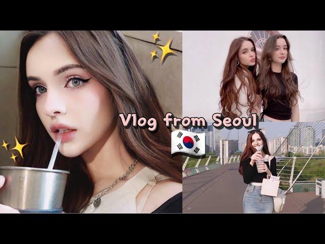 VLOG:A day in my life in Seoul, meeting with my  friend //외국인 모델의 서울 일상 l 내 친구 다샤타란과 밥먹기 l 예쁜 카페 탐방기