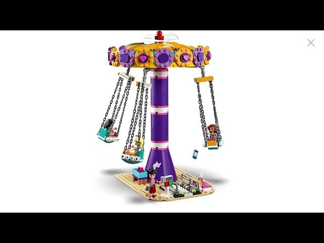 New Lego Friends 2019 Amusement Park Set 41375!