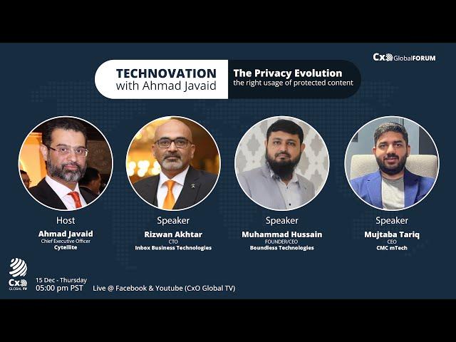 The privacy evolution - The Right Usage of Protected Content | CxO Global TV