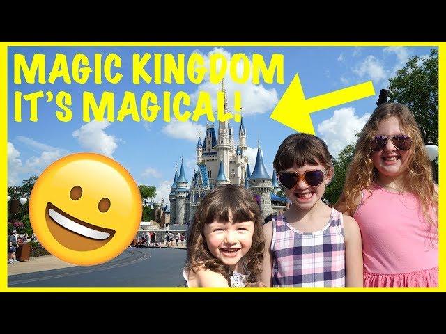 Ava Isla and Olivia Have a Magical Day at Disney's Magic Kingdom | Disney Vacation