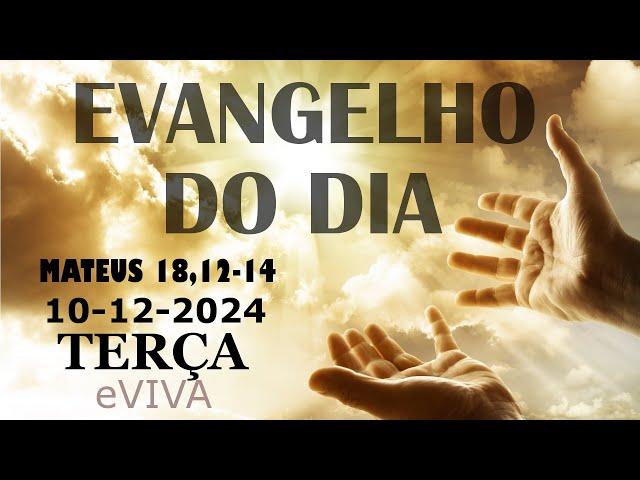 EVANGELHO DO DIA 10/12/2024 Mt 18,12-14 HOMILIA DIÁRIA DE HOJE LITURGIA DIÁRIA eVIVA