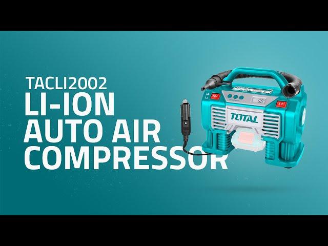 TACLI2002 Li-ion Auto Air Compressor | Product Demo