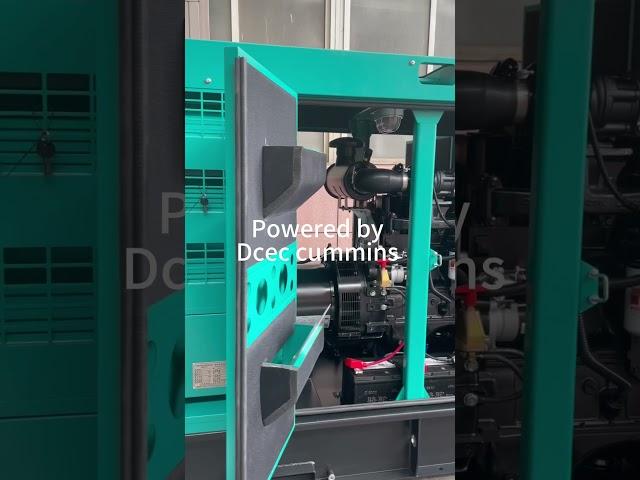 50KW silent cummins generator sets, with leroy somer alternator, small power station for home use.