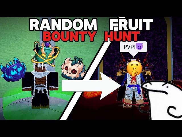 I Used Gacha Fruits To Bounty Hunt In Blox Fruits!