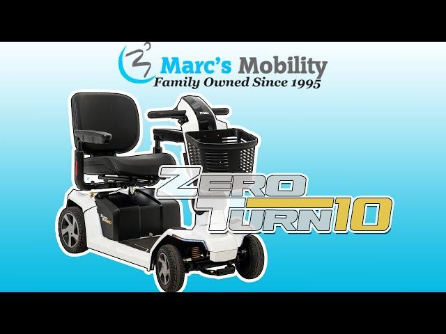 Pride Mobility ZT10 - Zero Turn 10 - Inside and Outside Mobility Scooter Review