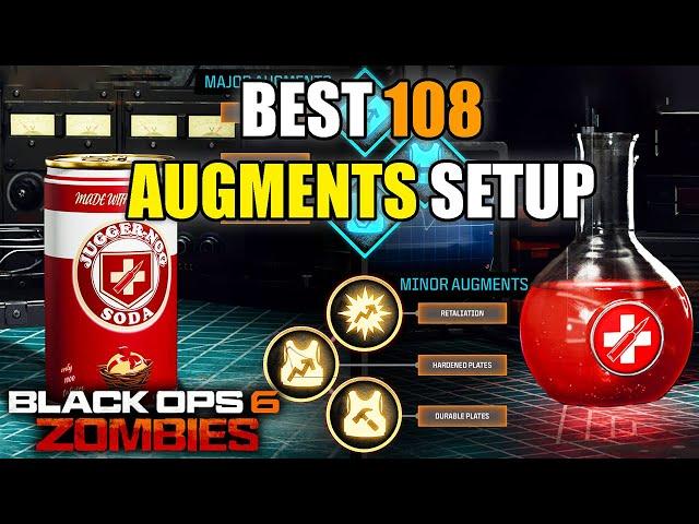 BEST AUGMENTS TO USE FOR HIGH ROUNDS IN BLACK OPS 6 ZOMBIES! (Best Augment Setups)