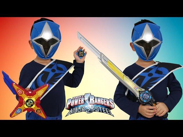 Ninja Steel Blue Ranger  Power Star Morph And Ninja Star Blade Morph CKN