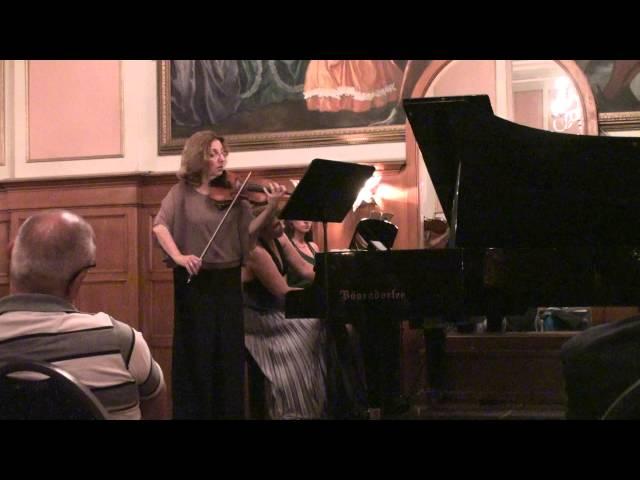 Beethoven Sonata for Violin and Piano Op.47 3rd mvt, Olga Yanovich/Violin, Irena Portenko/Piano