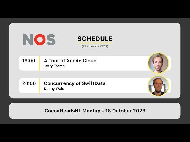 CocoaHeadsNL Meetup, 18 October 2023