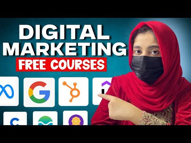 Learn DIGITAL MARKETING For FREE! [Free Courses with Certificates] | Digital Marketing Courses 2024