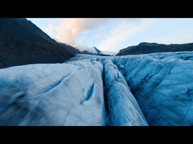 Flying FPV Drone over INSANE Glacier [8K]