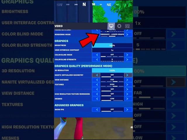 BEST CHAPTER 4 FORTNITE SETTINGS! MAX FPS!!