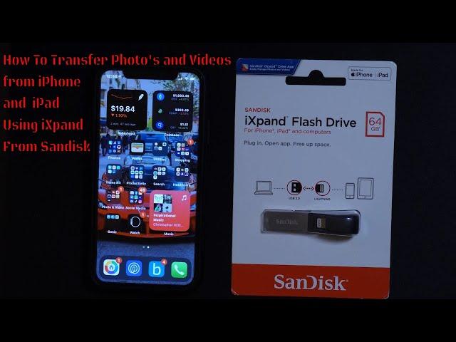 how to transfer photo using sandisk ixpand 2021