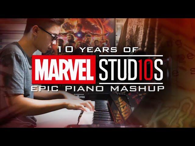 Marvel Studios Epic Piano Mashup - [10 Years of MCU Special] (Piano Cover)+SHEETS&MIDI