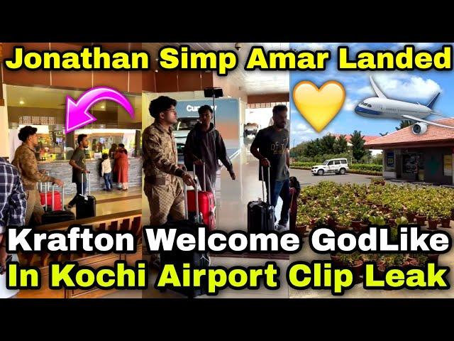 Jonathan Amar Landed In Kochi Jelly Admino & Team Unseen Clip Of Kochi GodLike In Kochi