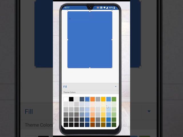 How to change background colour in Word on Mobile shorts