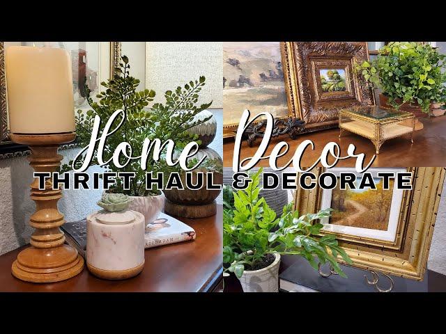 FROM THRIFT STORE TO CHIC: Home Decorating Ideas & Styling Inspiration with Thrifted Finds