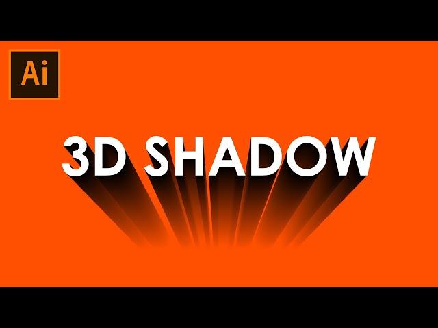 Long Shadow Text Adobe illustrator Tutorial