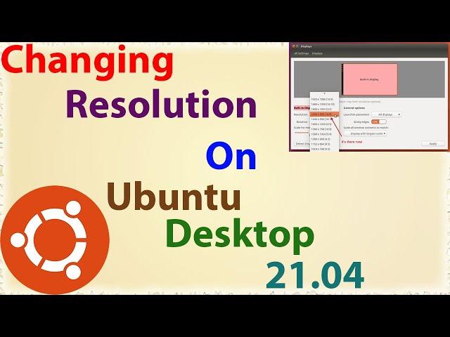 How to change resolution in Ubuntu Desktop 21 04 installed in VirtualBox