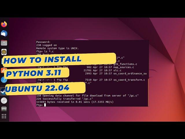 How to install Python 3.11 on Ubuntu 22.04 LTS