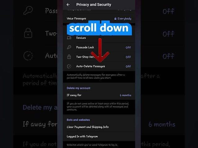 How To Delete Your Telegram Account Permanently #shorts #shortsfeed  #short #trending #viralshort
