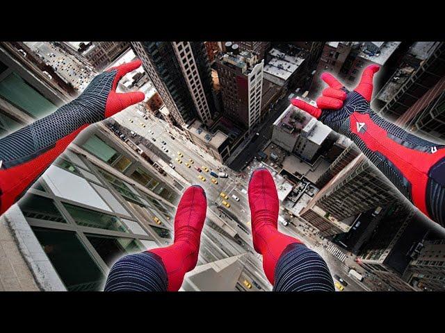 Spiderman Parkour POV - Late For A Date