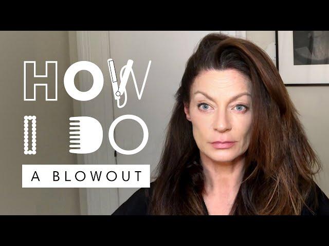 'The Flight Attendant' Star Michelle Gomez’s Blowout Hair Tutorial | How I Do | Harper’s BAZAAR