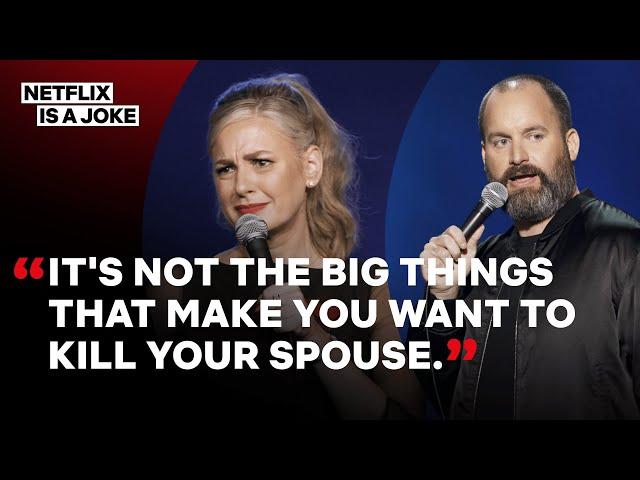 Hot Takes: Comedy Couple Christina P & Tom Segura On Being Parents