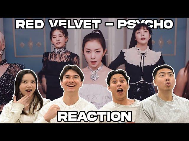 OUR FIRST RED VELVET MV | Red Velvet 레드벨벳 'Psycho' MV REACTION!!