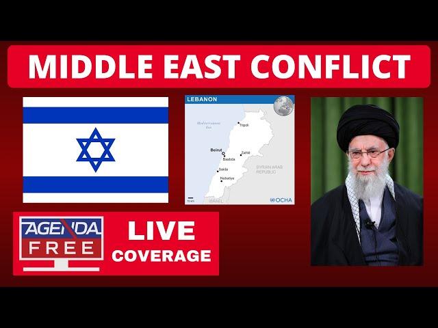 Israel, Iran & Hezbollah Fighting - LIVE Breaking News Coverage (with Beirut, Lebanon War Updates)