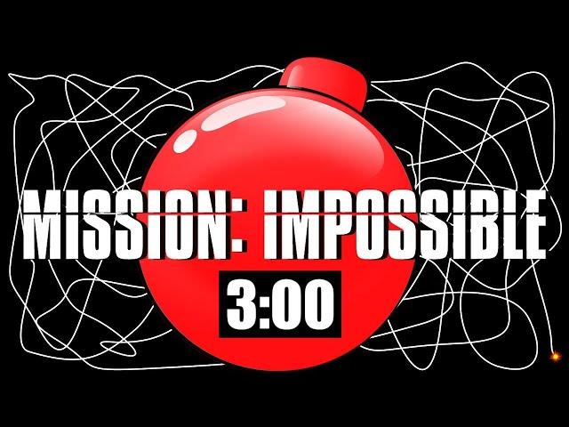 3 Minute Timer Bomb [MISSION IMPOSSIBLE] 