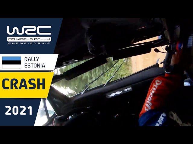 BIG CRASH Sean Johnston - Rally Estonia 2021