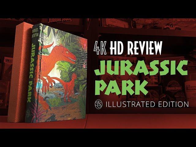 4K Book Review: Jurassic Park Illustrated Novel by The Folio Society / collectjurassic.com