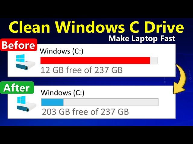 How to Clean C Drive In Windows 10 (Make Your PC Faster)