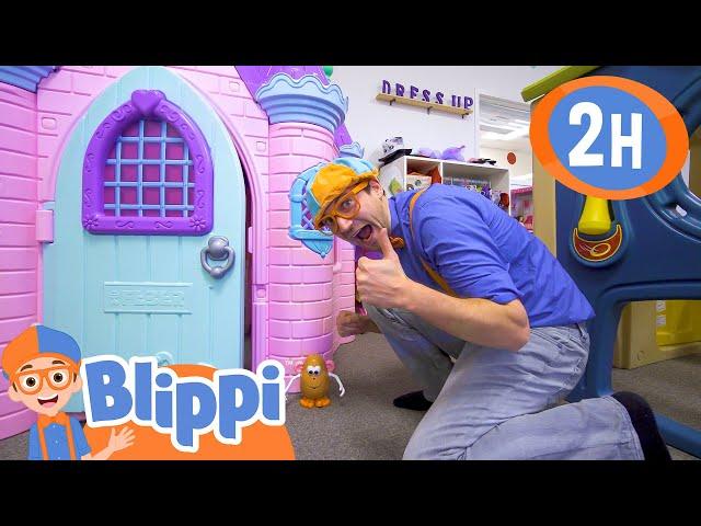 Blippi Learns about Body Parts | Blippi - Kids Playground | Educational Videos for Kids