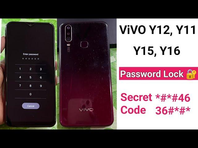 Vivo Y11 Forgot Password | Vivo Y12, Y11, Y15, Y16 All Type Password Pattern Lock Remove _Hard Reset