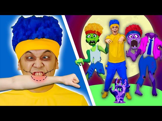 Zombie Dance With Cha-Cha, Chicky, Lya-Lya & Boom-Boom | D Billions Kids Songs