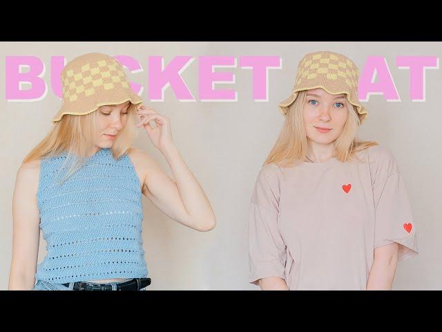 Crocheted Bucket Hat I Trend Pinterest 