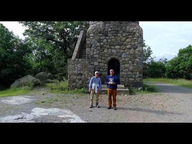 Stone Tower is a 48 ft. tall field stone tower on the top of Burrell Hill