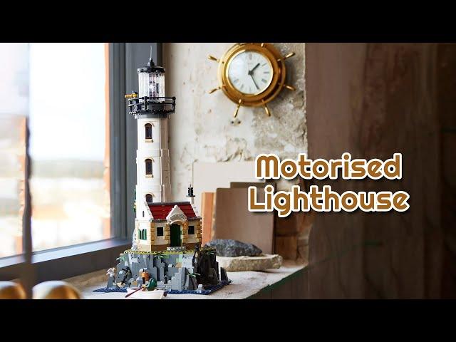 LEGO Ideas 21335 Motorized Lighthouse  Speed Build & Detailed Review