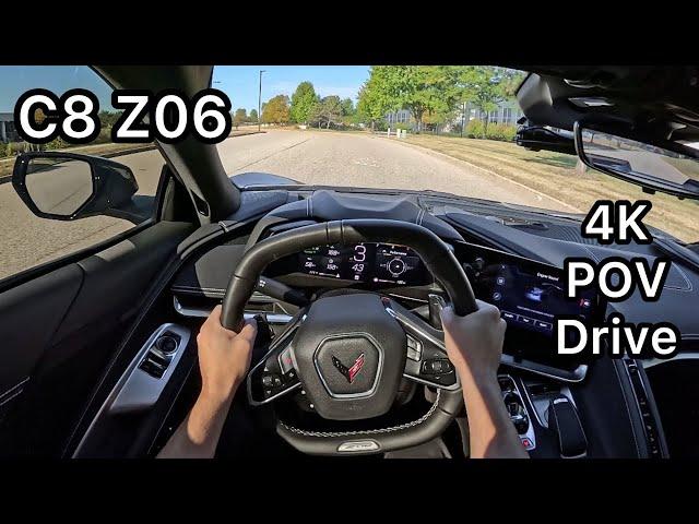 2024 Z06 Corvette POV Drive (670HP V8) - 4K No Talking