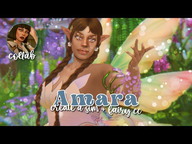 Create A Fairy Sim With Me!  | Sims 4 CAS + CC Links | collab with @wilting_rose