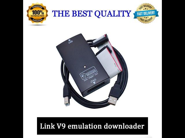 High Speed JLINK V9 Emulator, ARM STM32 Downloader JTAG/SWD Burner Best Quality Ship by USPS