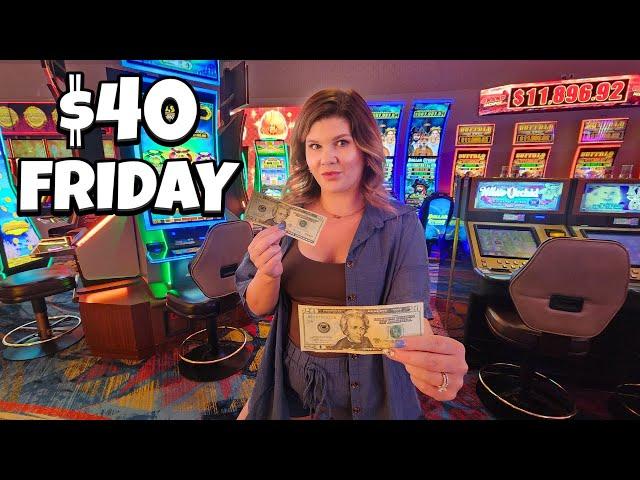 She BEAT THE CASINO Using the $40 Method in Las Vegas! 