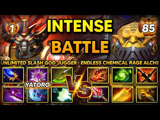 Juggernaut Yatoro Vs Alchemist INTENSE PROS BATTLE