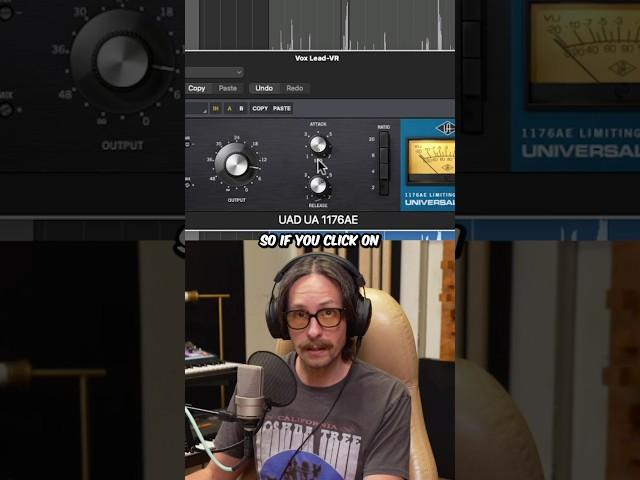 Vocal sweet spot on 1176 ️ #vocals #recording #vocalproducer